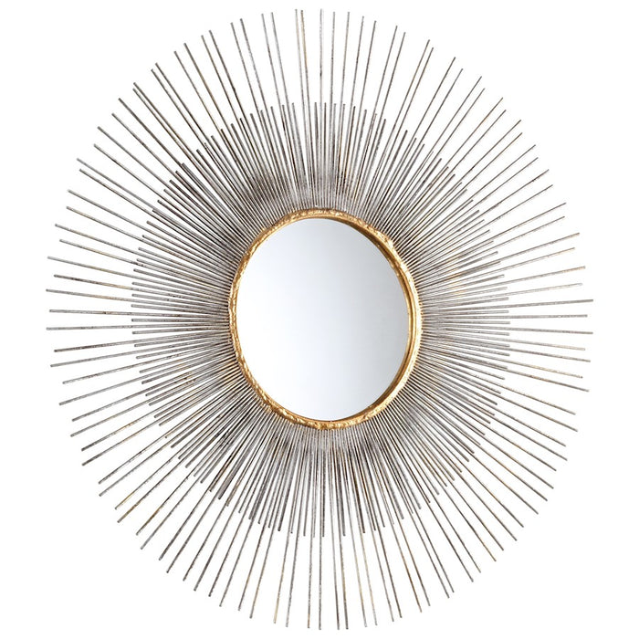 Cyan Design Pixley Mirror, Antiqued Silver Leaf