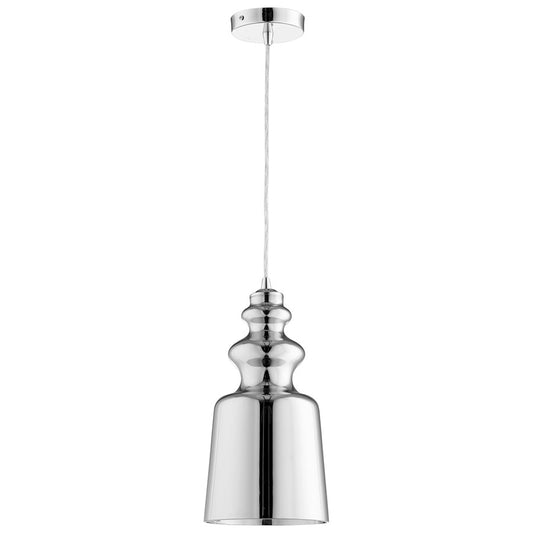 1 Light Pendant, Chrome