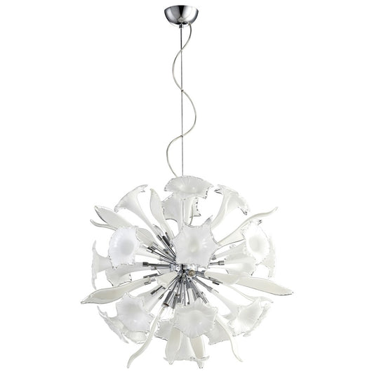 12 Light Remy Pendant, Chrome