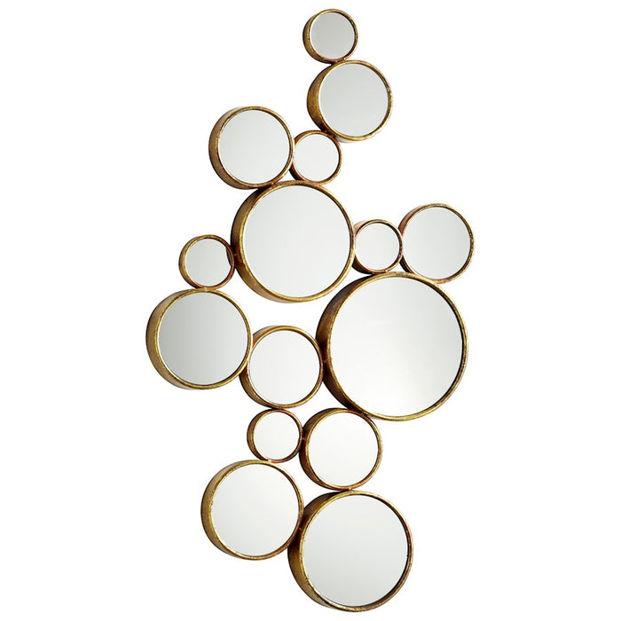 Cyan Design Bubbles Mirror, Gold