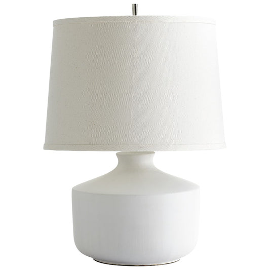 Mountain Snow Table Lamp, White