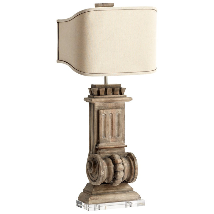 Cyan Design Loft Table Lamp, Limed Gracewood