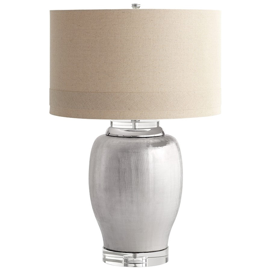 Radiance Table Lamp, Satin Chrome