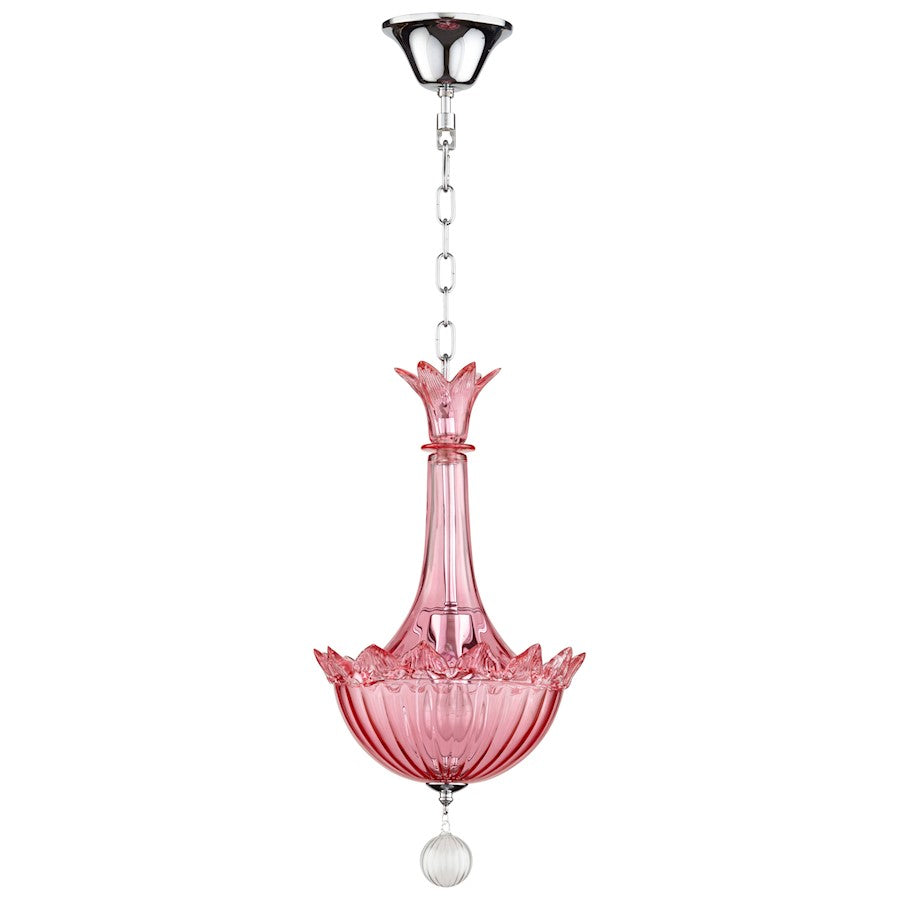 1 Light Pendant, Pink