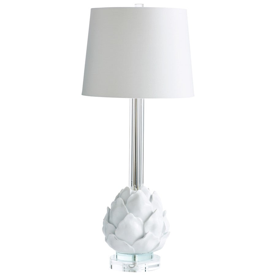 Chloe Table Lamp, White