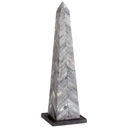 Cyan Design Herring Obelisk Sculpture, Grey/Black - 10190