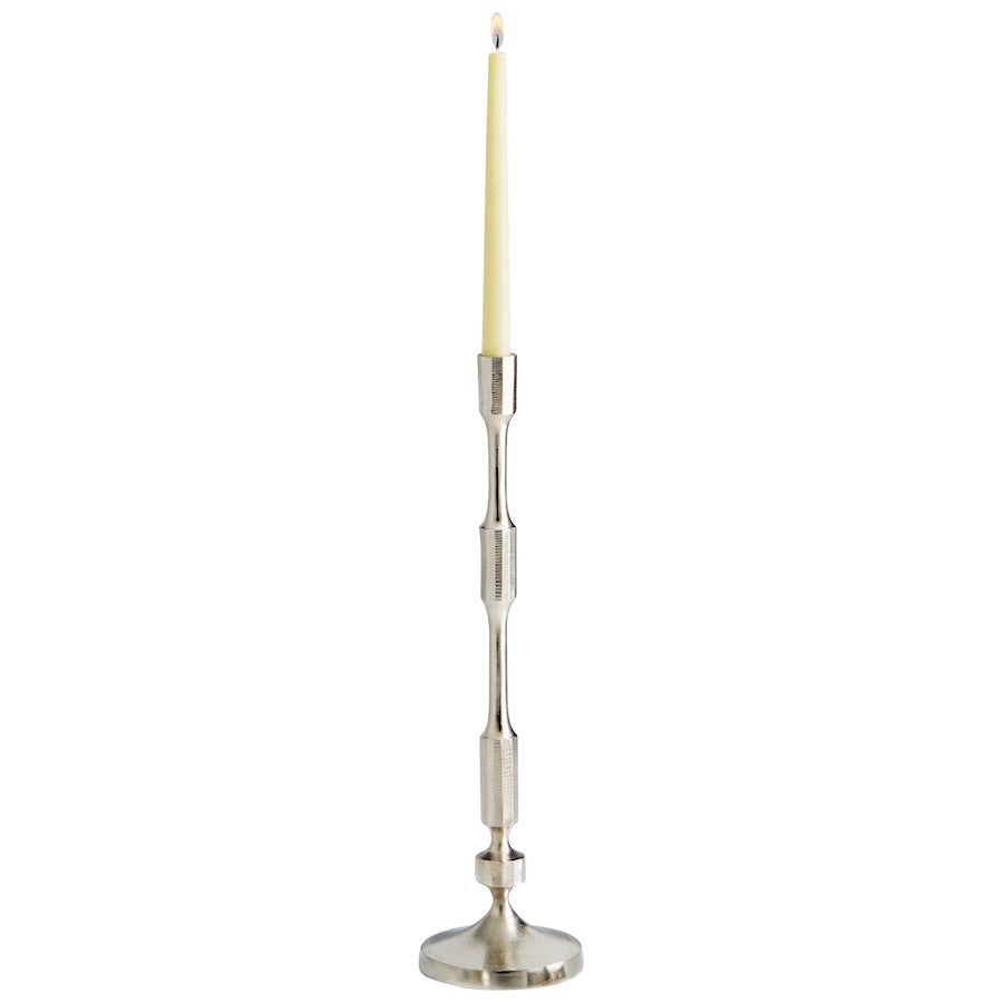 Cyan Design Large Cambria Candleholder, Nickel - 10207