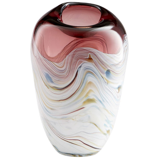 Cyan Design Small Sao Vase, Purple/White - 10297