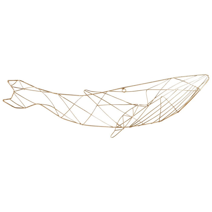 Cyan Design Whale Of A Wall Art, Gold - 10389