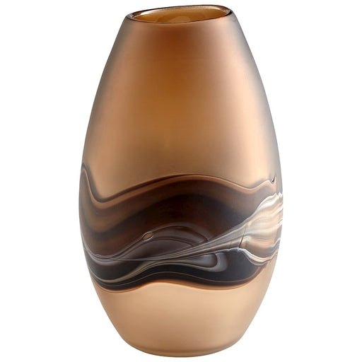 Cyan Design Nina 12" Vase, Amber Swirl - 10480