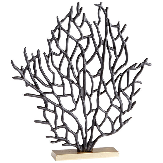 Cyan Design Bonzai 16" Sculpture, Matt Black/Gold - 10634