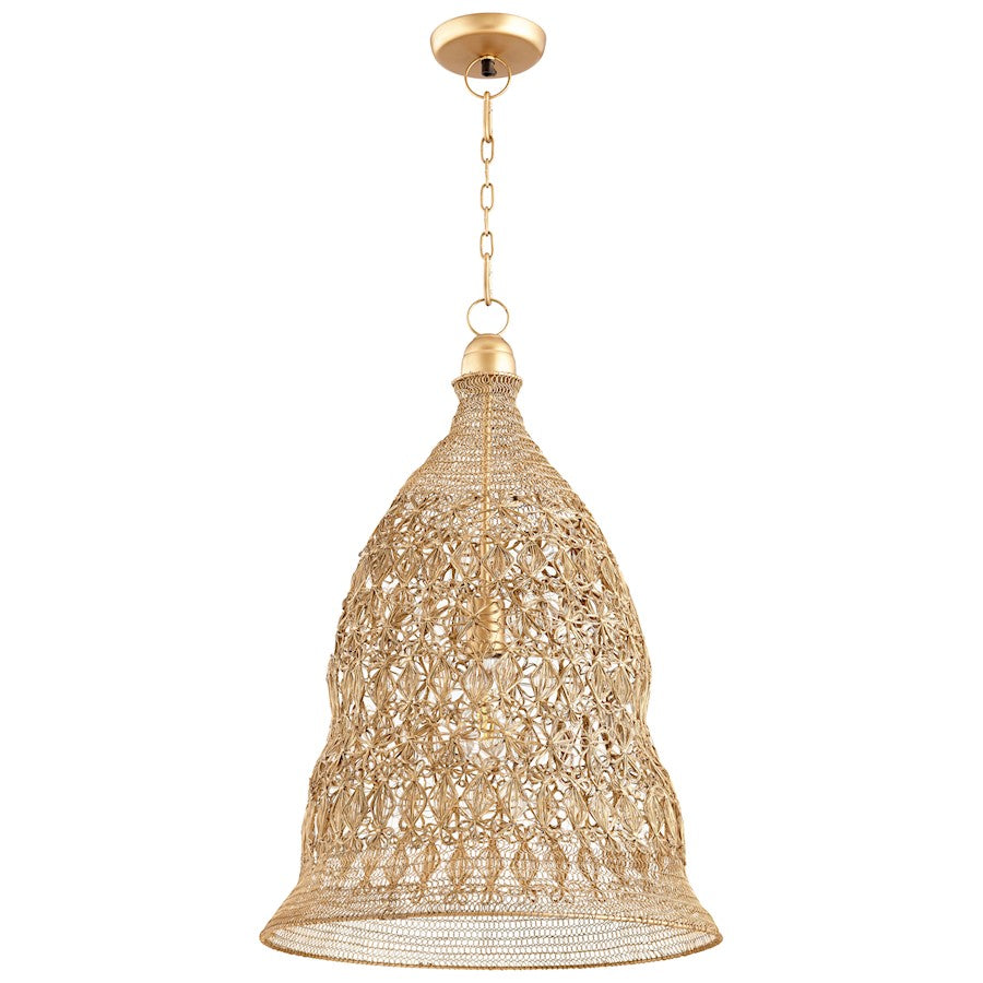 Cyan Design Elvia Pendant, Aged Brass - 10753