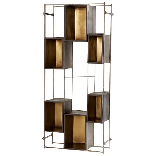 Cyan Design Patagonia Etagere, Gold/Grey - 10770