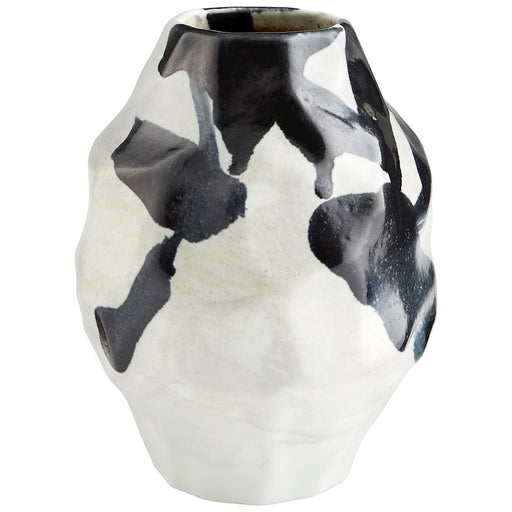 Cyan Design Mod 8" Vase, Black/White - 10941