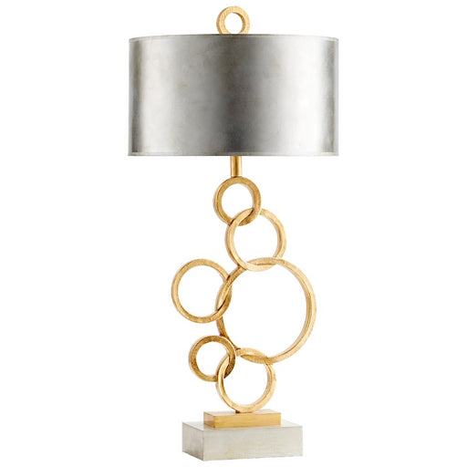 Cyan Design Cercles Table Lamp, Silver/Gold - 10984