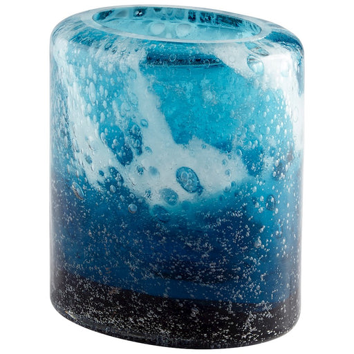 Cyan Design Small Spruzzo Vase, Blue - 11065