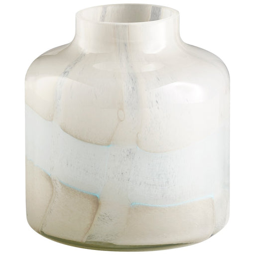 Cyan Design Small Lucerne Vase, Tan/Aqua - 11077