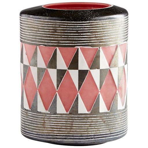 Cyan Design Small Mesa Vase, Black/White - 11105