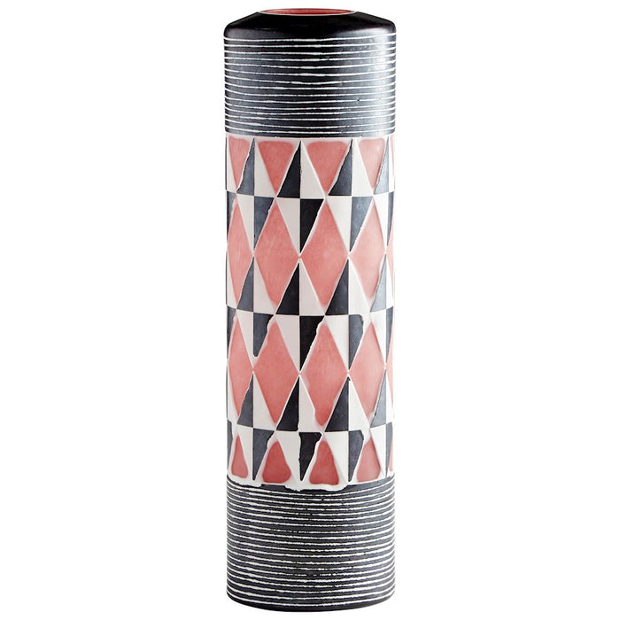Cyan Design Large Mesa Vase, Black/White - 11107