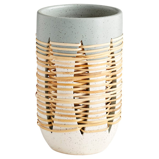 Cyan Design Large Cresent Vase, Grey/Ivory - 11128