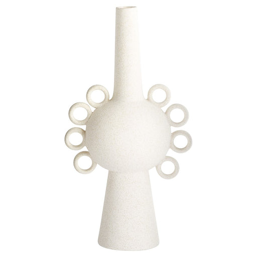 Cyan Design Small Ringlets Vase, White - 11205