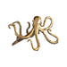 Cyan Design Octopus Shelf Decor, Aged Brass - 11239