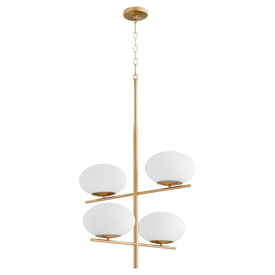 Cyan Design Small Pod Chandelier, Aged Brass - 11271