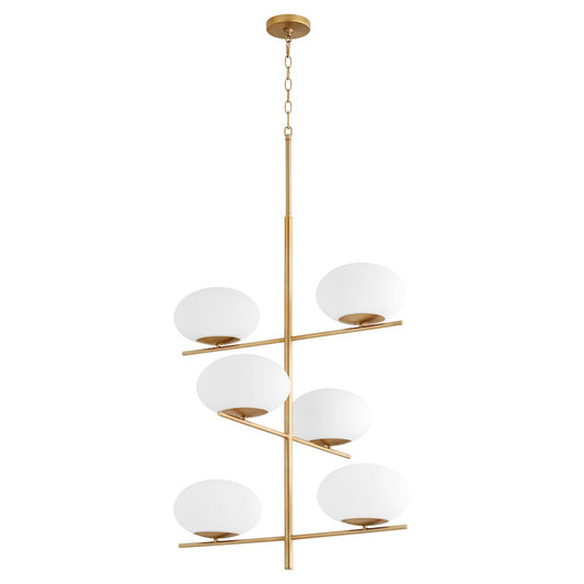 Cyan Design Large Pod Chandelier, Aged Brass - 11272