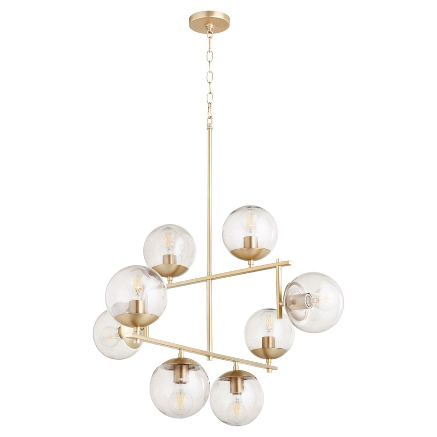 Cyan Design Large Edmonds Chandelier, Aged Brass - 11275