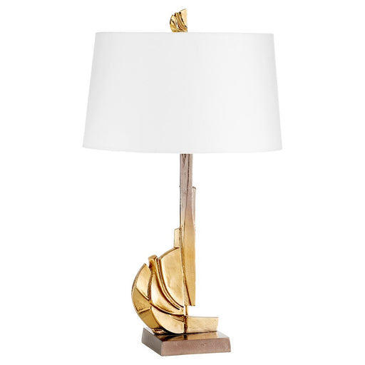 Cyan Design Table Lamp with LED, Antique Brass - 11313-1