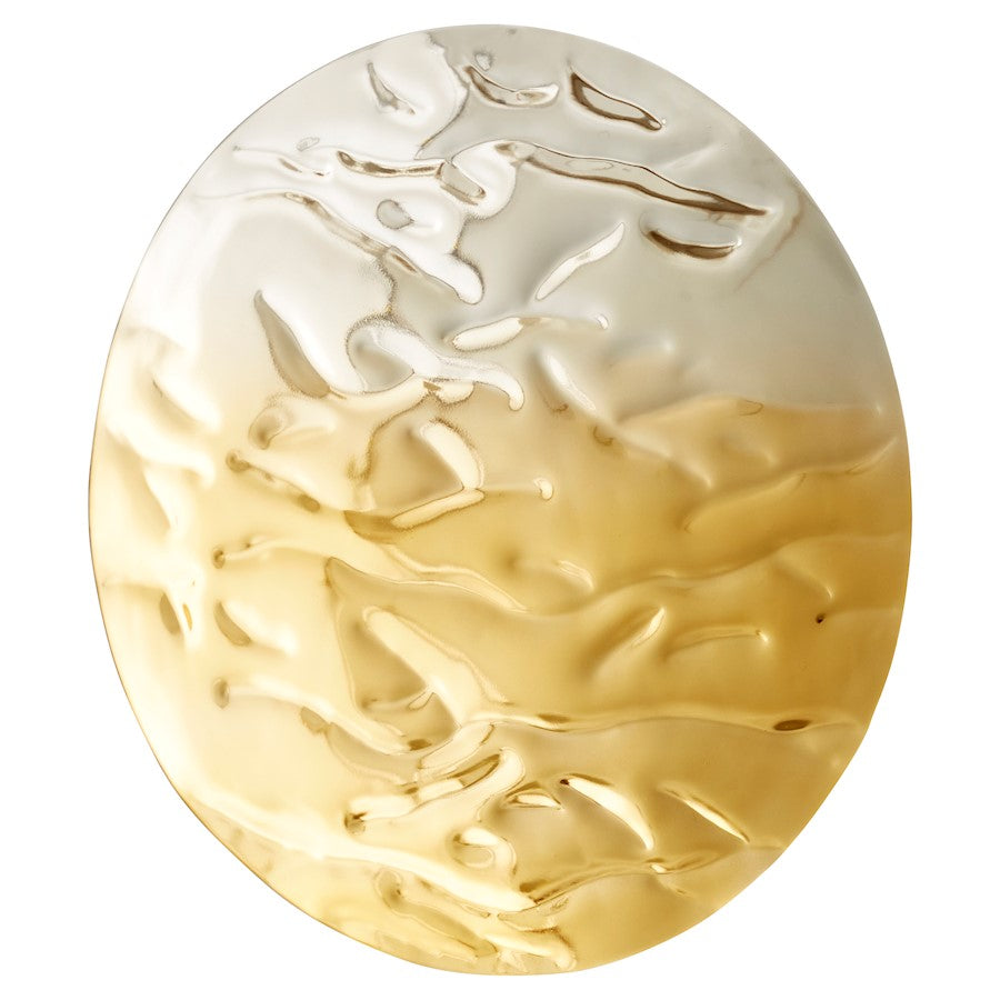 Cyan Design Small Ripple Wall Decor, Silver/Gold - 11316