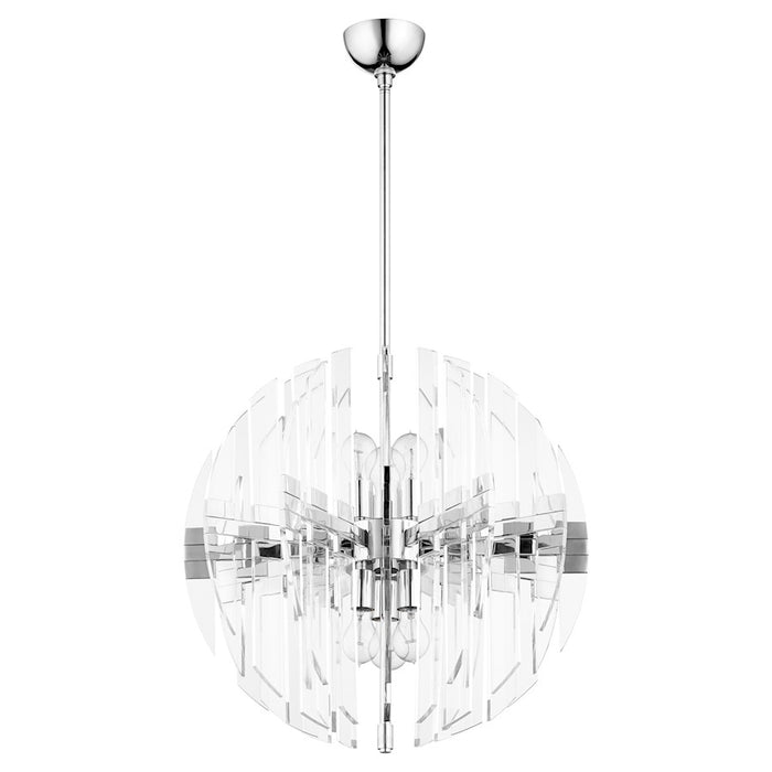 Cyan Design zion 23" 6 Light Sphere, Polished Nickle - 6310-23-62