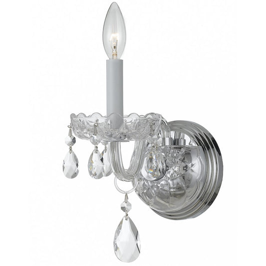 Traditional Clear Crystal Sconce