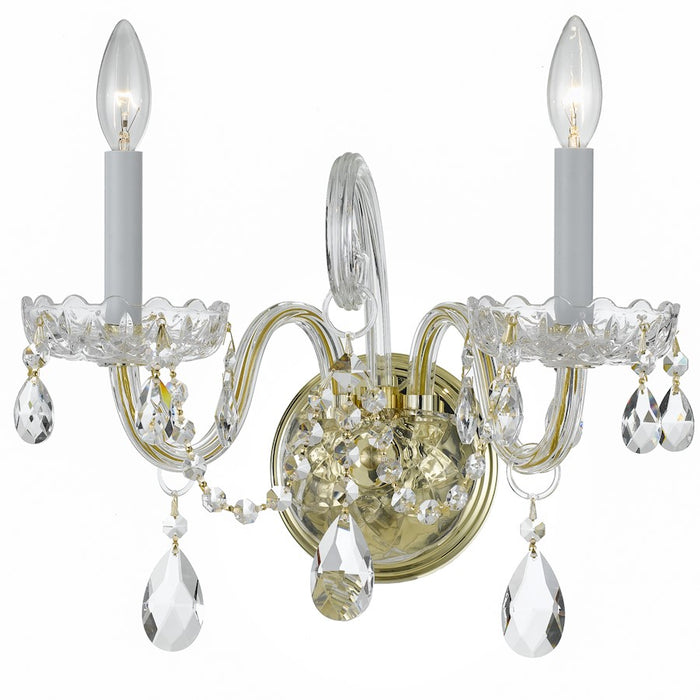 Crystorama Traditional Clear Crystal Sconce