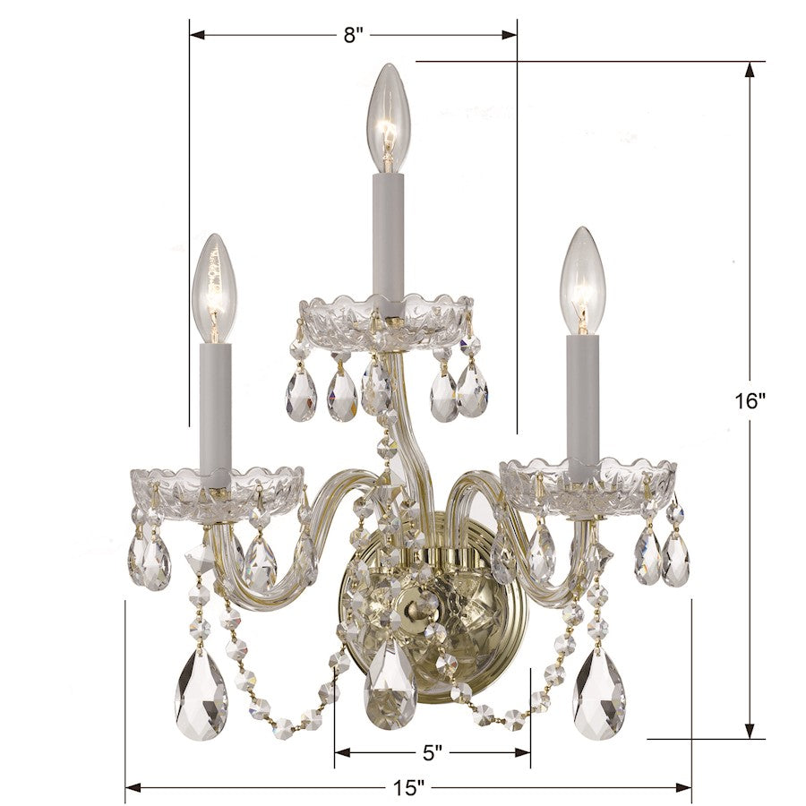 Crystal Wall Sconce