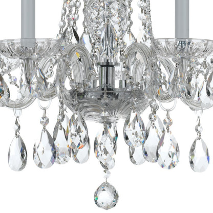 5 Light Mini Chandelier, Chrome