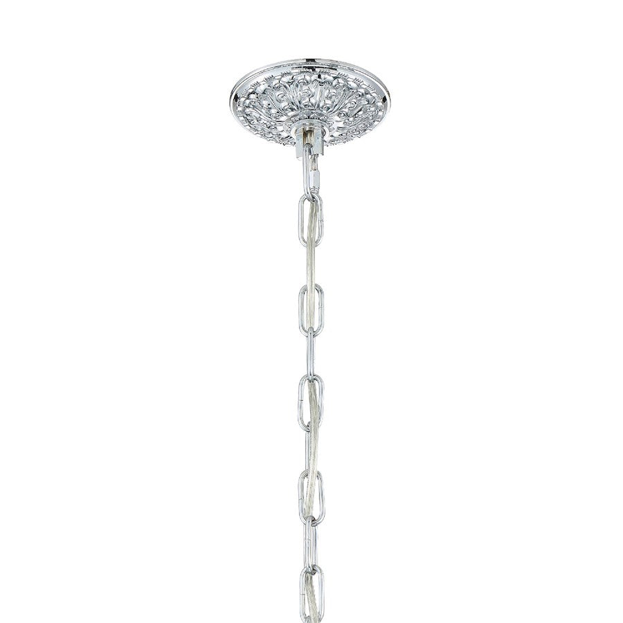 5 Light Mini Chandelier, Chrome