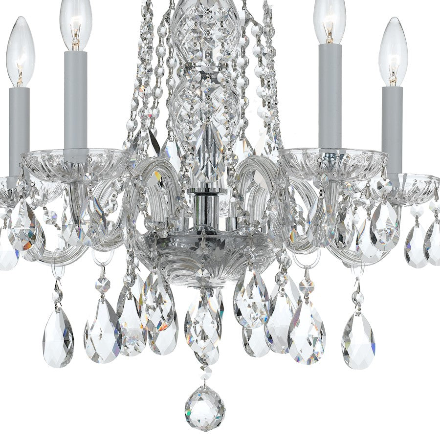 5 Light Mini Chandelier, Chrome