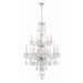 Crystorama Traditional Crystal 15 Light Chandelier, Chrome - 1155-CH-CL-MWP