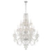 Crystorama Traditional Crystal 20 Light Chandelier, Chrome - 1157-CH-CL-MWP