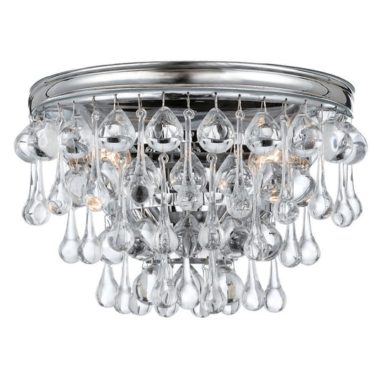 Calypso 2 Light Chrome Sconce