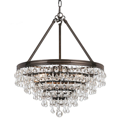 6 Light Teardrop Chandelier