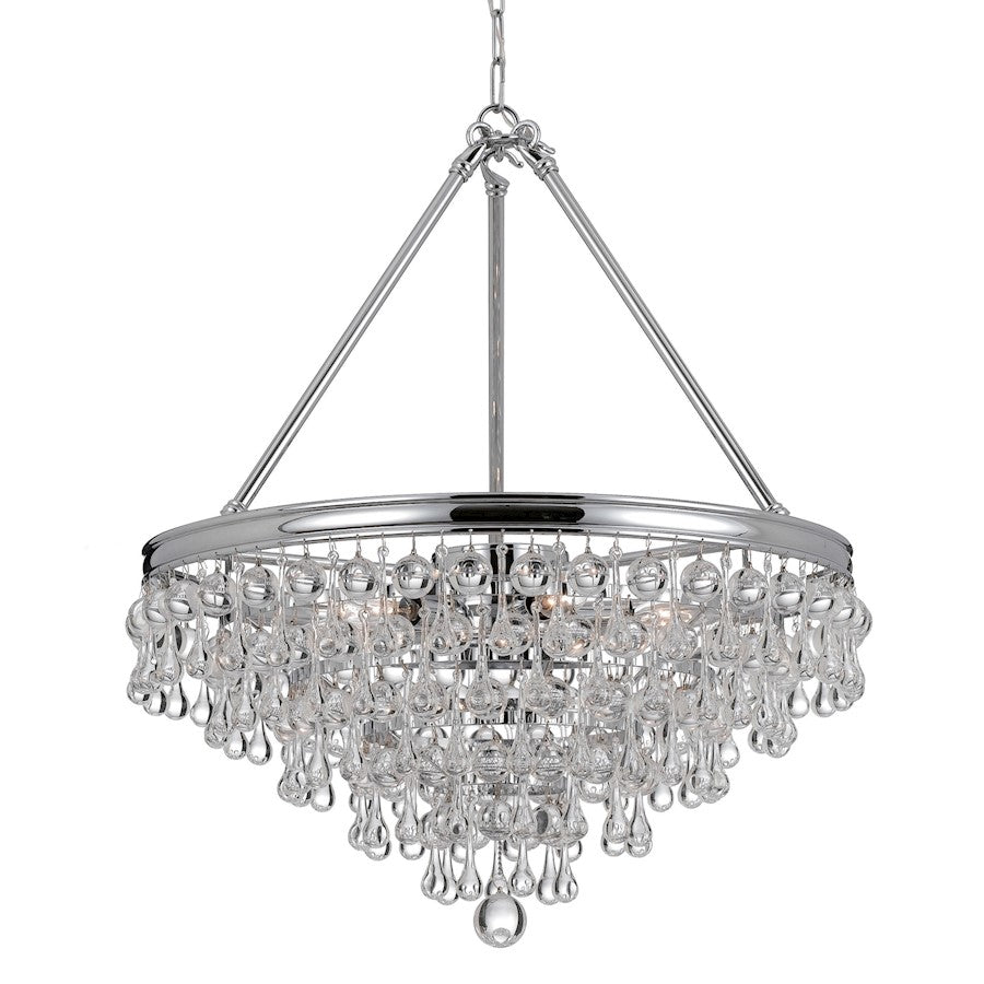 8 Light Teardrop Chandelier