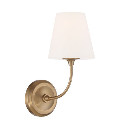 Crystorama Sylvan 1 Light Libby Langdon Wall Mount, Vibrant Gold - 2441-OP-VG