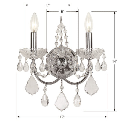 Crystal Wall Sconce