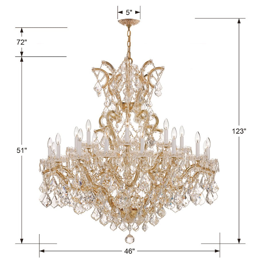 25 Light Chandelier