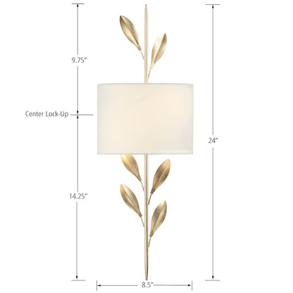 2 Light Wall Sconce