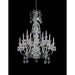 Crystorama Traditional Crystal 10 Light 36" Chandelier, Chrome - 5020-CH-CL-MWP