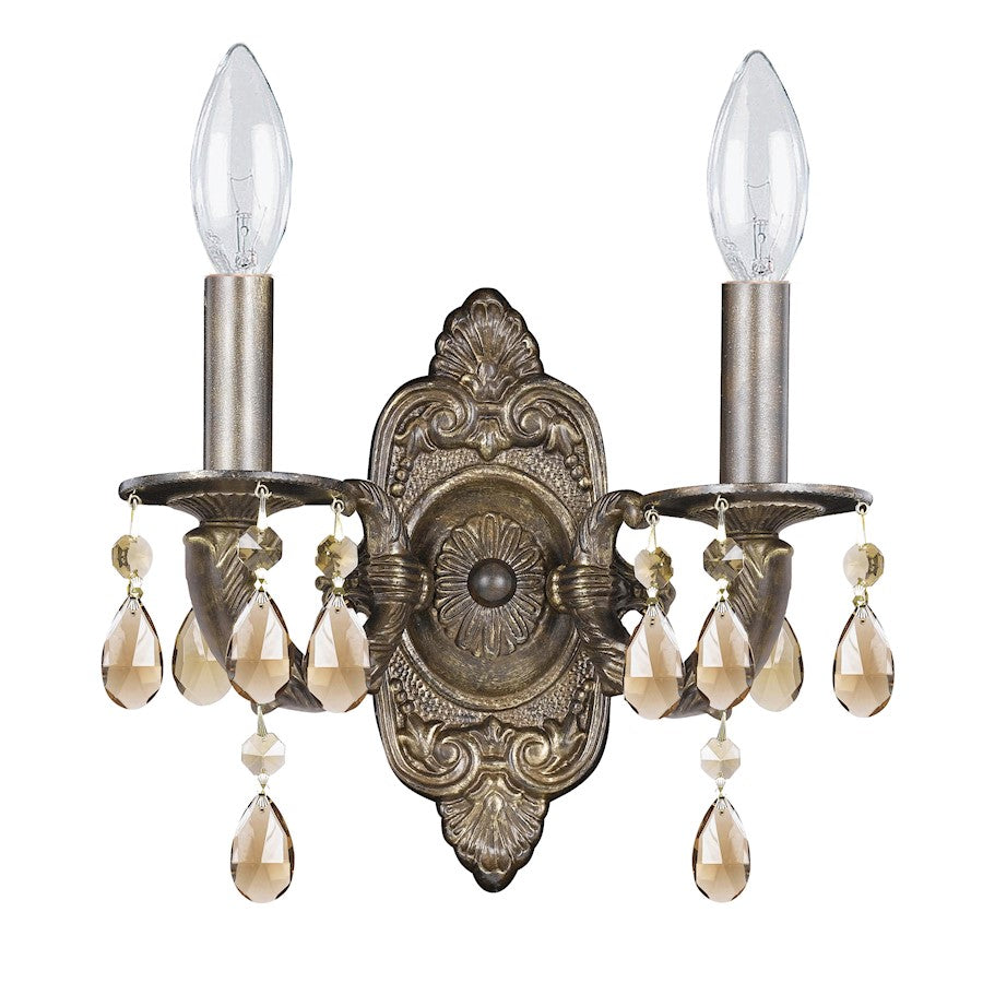 2 Light Bronze Wall Sconce