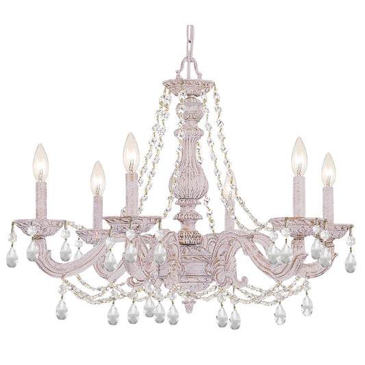 6 Light Crystal Chandelier